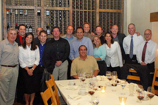 The complete dinner party, minus Jeffery Stein who kindly took the photos. 